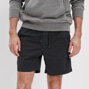 NWT AE Flex 5.5" Lived-In Trekker Short Black American Eagle Men's XXL
